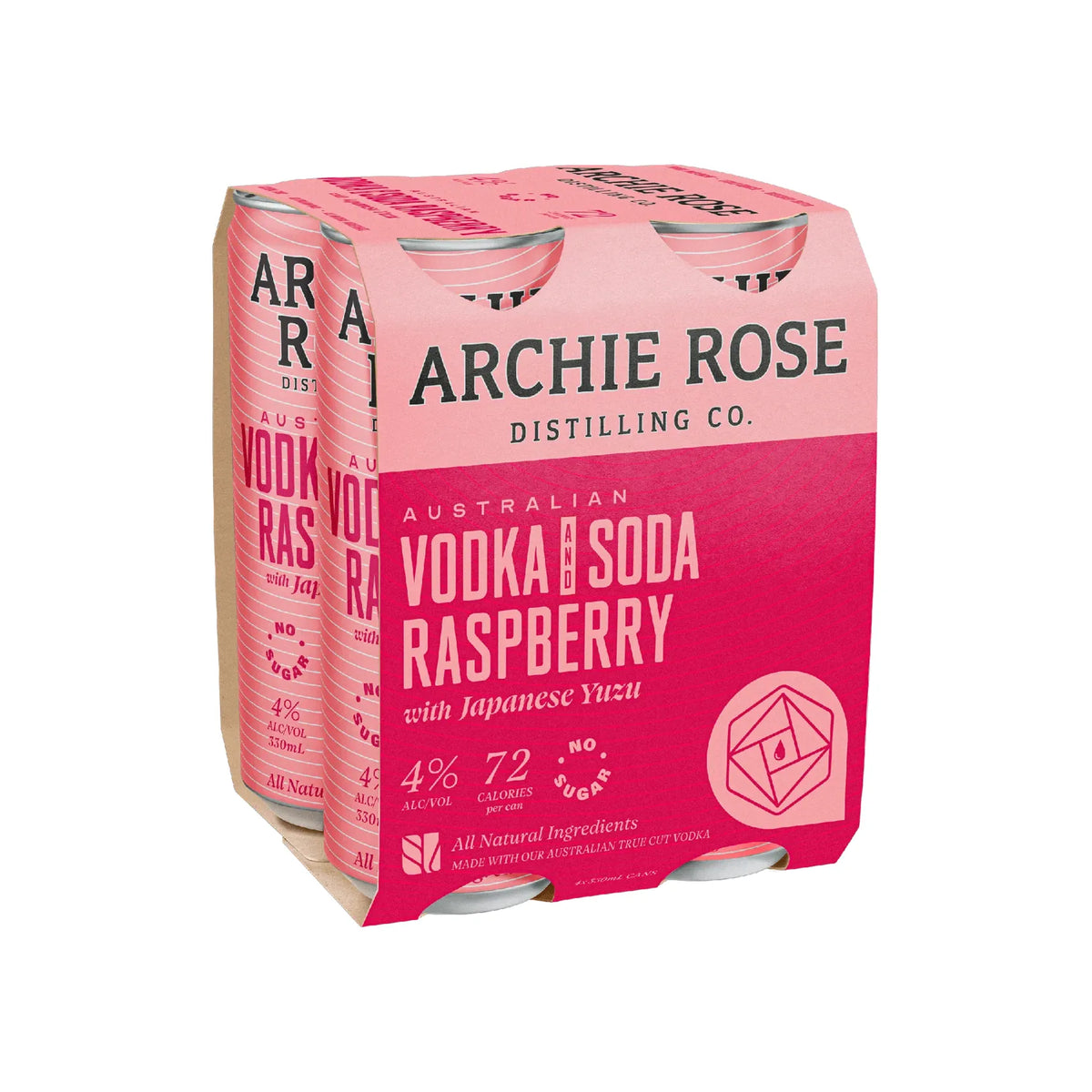ARCHIE ROSE VODKA RASP/B