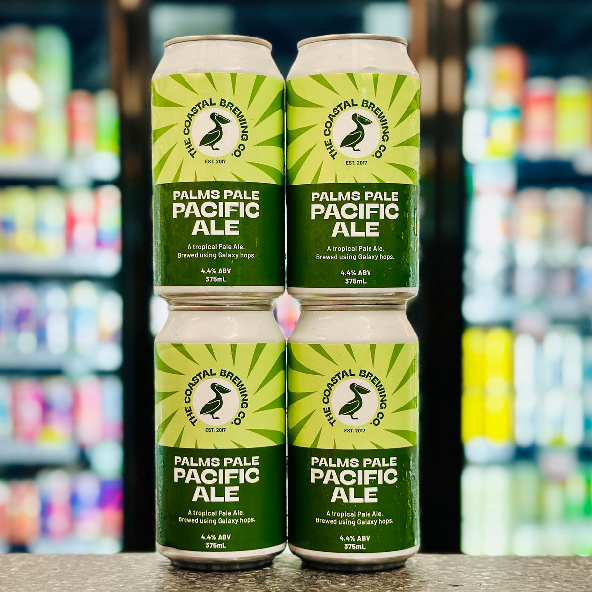 COASTAL BREWING CO. PALMS PALE PACIFIC ALE 4.4% ABV