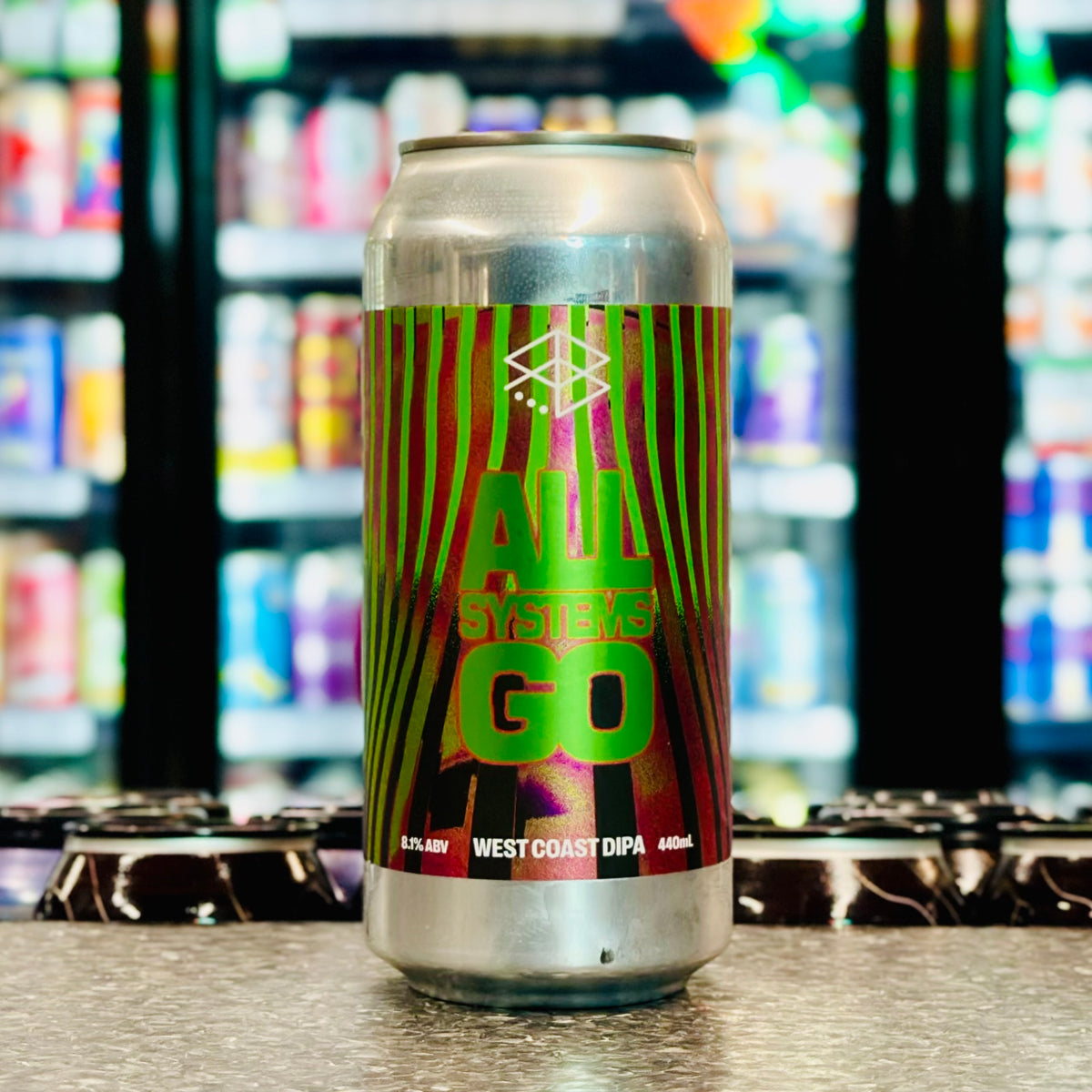 MIX 6 OR MORE GET 20% OFF' RANGE BREWING ALL SYSTEMS GO WEST COAST DOUBLE IPA 8.1% ABV