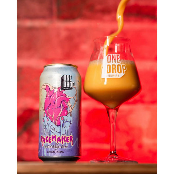 'MIX 6 OR MORE GET 20% OFF' ONE DROP BREWING PACEMAKER FRUITED CREAM SOUR 6.2% ABV
