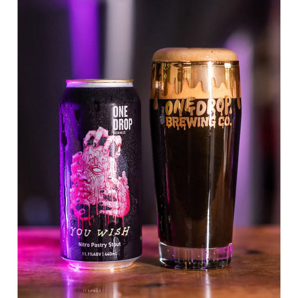 'MIX 6 OR MORE GET 20% OFF' ONE DROP BREWING YOU WISH NITRO PASTRY STOUT 11.1% ABV