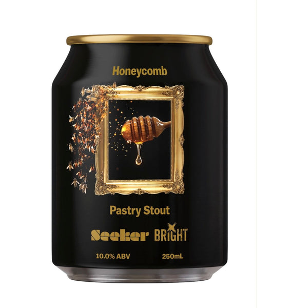 'MIX 6 OR MORE GET 20% OFF' SEEKER BREWING X BRIGHT BREWING HONEYCOMB PASTRY STOUT 10% ABV