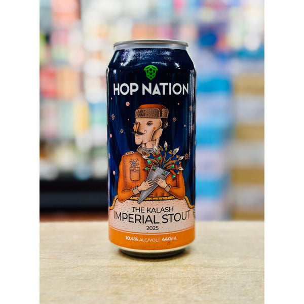 'MIX 6 OR MORE GET 20% OFF' HOP NATION 2025 THE KALASH IMPERIAL STOUT 10.4% ABV