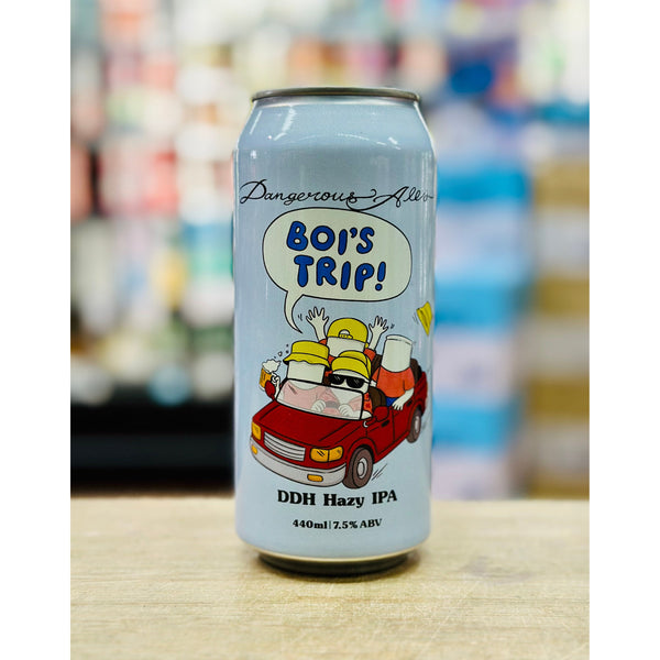 'MIX 6 OR MORE GET 20% OFF' DANGEROUS ALES BREWING BOI'S TRIP! DOUBLE DRY HOPPED HAZY IPA 7.2% ABV