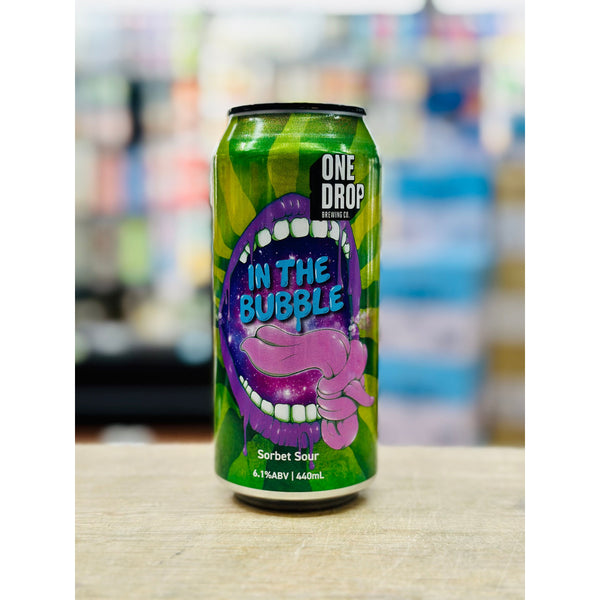 'MIX 6 OR MORE GET 20% OFF' ONE DROP BREWING IN THE BUBBLE SORBET SOUR 6.1% ABV
