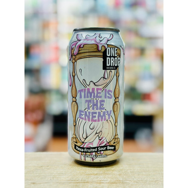 'MIX 6 OR MORE GET 20% OFF' ONE DROP BREWING TIME IS THE ENEMY HEXA-FRUITED SOUR 6.4% ABV