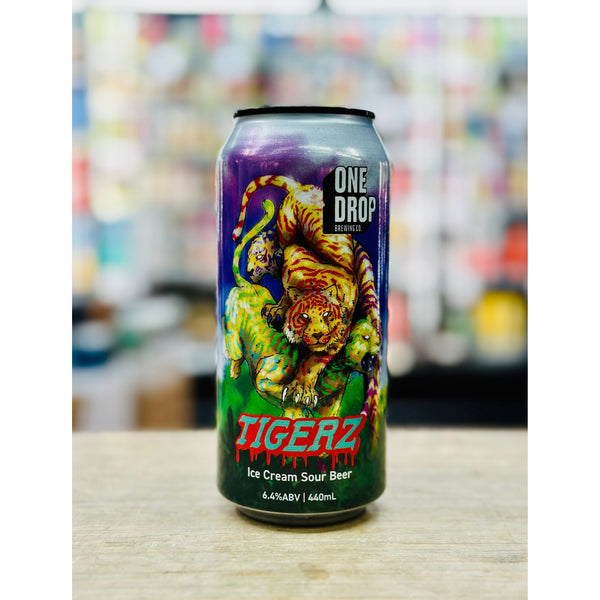 'MIX 6 OR MORE GET 20% OFF' ONE DROP BREWING TIGERZ ICE CREAM SOUR BEER 6.4% ABV