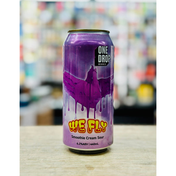 'MIX 6 OR MORE GET 20% OFF' ONE DROP BREWING WE FLY SMOOTHIE CREAM SOUR 6.2% ABV