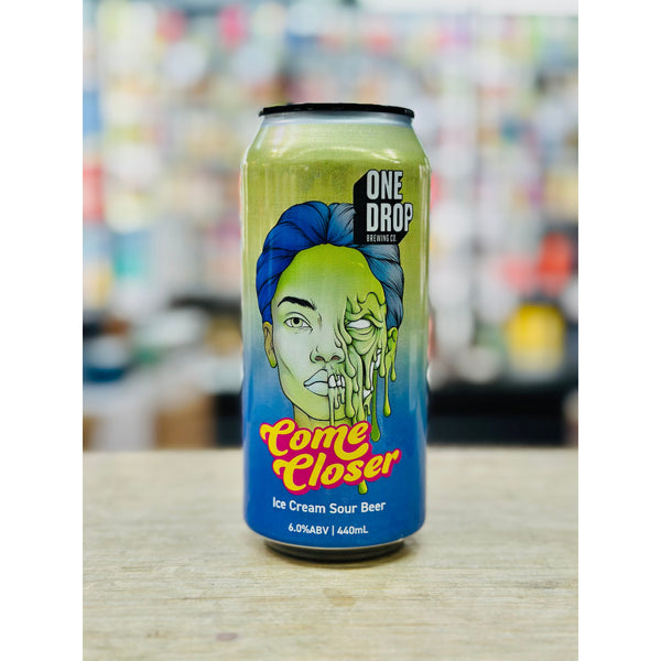'MIX 6 OR MORE GET 20% OFF' ONE DROP BREWING COME CLOSER ICE CREAM SOUR BEER 6% ABV