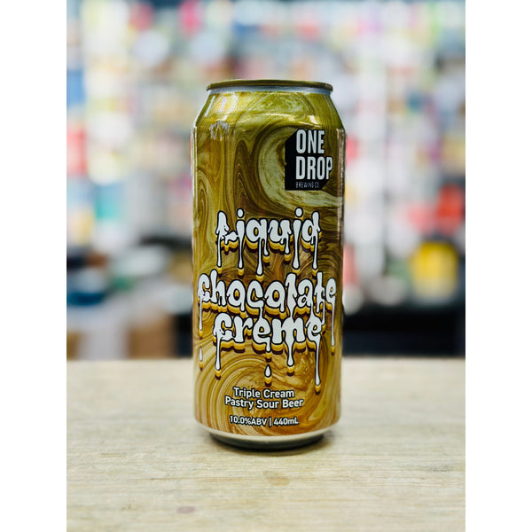 'MIX 6 OR MORE GET 20% OFF' ONE DROP BREWING LIQUID CHOCOLATE CREME TRIPLE CREAM PASTRY SOUR BEER 10% ABV