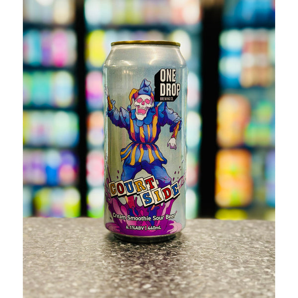'MIX 6 OR MORE GET 20% OFF' ONE DROP BREWING COURTSIDE CREAM SMOOTHIE SOUR 6.% ABV