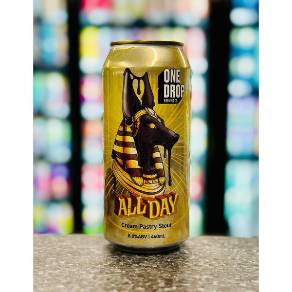 'MIX 6 OR MORE GET 20% OFF' ONE DROP BREWING ALL DAY CREAM PASTRY STOUT 8% ABV