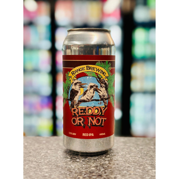 'MIX 6 OR MORE GET 20% OFF' RANGE BREWING REDDY OR NOT RED IPA 7.2% ABV