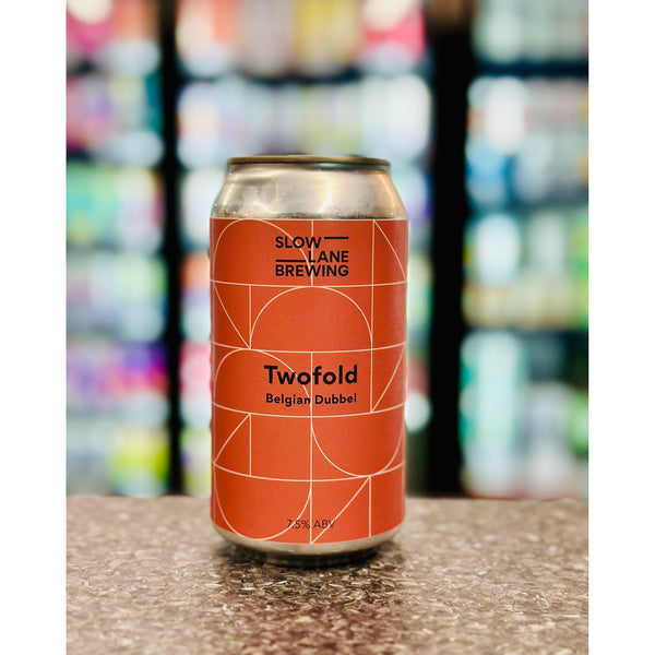 'MIX 6 OR MORE GET 20% OFF' SLOW LANE BREWING TWOFOLD BELGIUM DUBBEL 7.5% ABV
