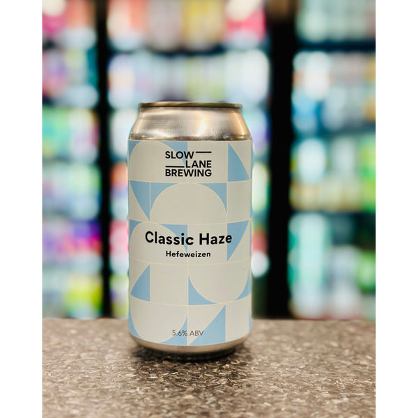 'MIX 6 OR MORE GET 20% OFF' SLOW LANE BREWING CLASSIC HAZE HEFEWEIZEN 5.6% ABV