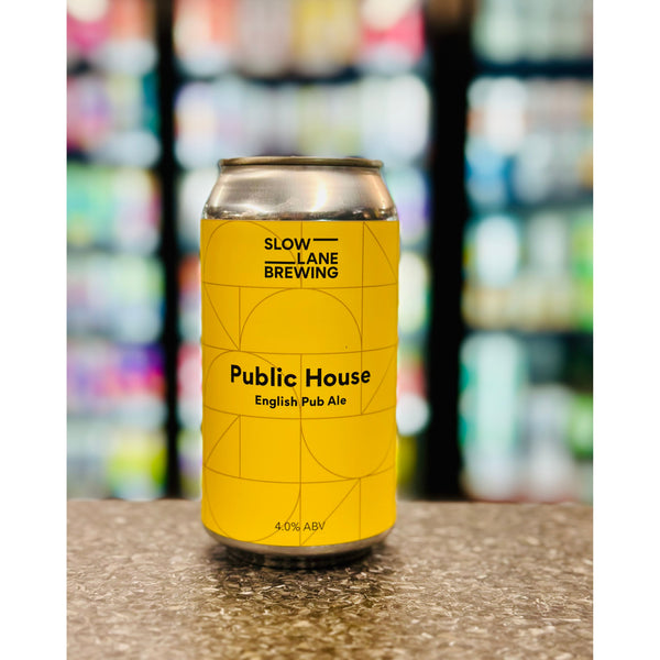 'MIX 6 OR MORE GET 20% OFF' SLOW LANE BREWING PUBLIC HOUSE ENGLISH PUB ALE 4% ABV