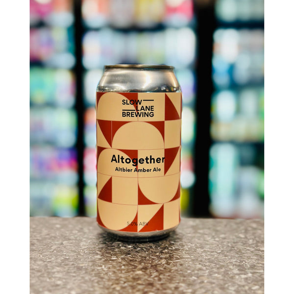 'MIX 6 OR MORE GET 20% OFF' SLOW LANE BREWING ALTOGETHER ALTBIER AMBER ALE 5% ABV