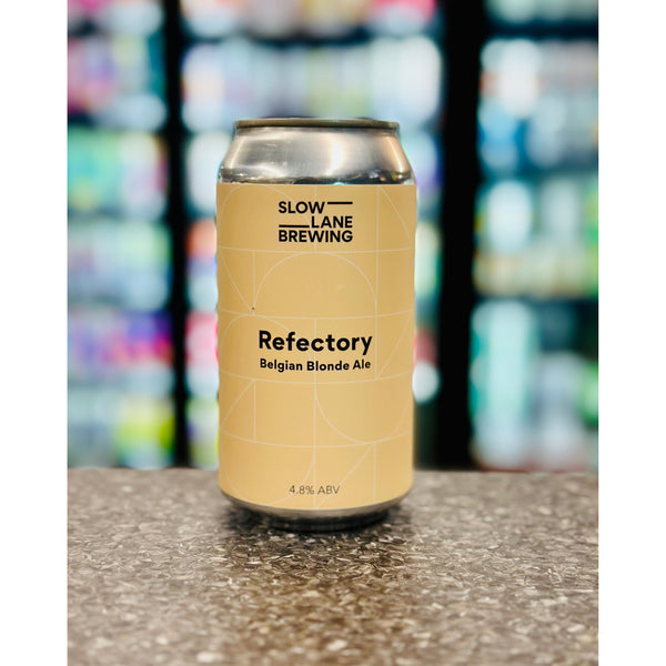 'MIX 6 OR MORE GET 20% OFF' SLOW LANE BREWING REFECTORY BELGIUM BLONDE ALE 4.8% ABV