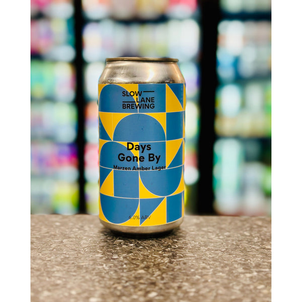 'MIX 6 OR MORE GET 20% OFF' SLOW LANE BREWING DAYS GONE BY MARZEN AMBER LAGER 6% ABV