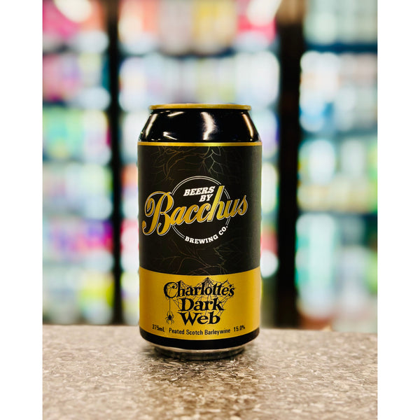 'MIX 6 OR MORE GET 20% OFF' BACCHUS BREWING CHARLOTTE'S DARK WEB PEATED SCOTCH BARLEYWINE 15% ABV
