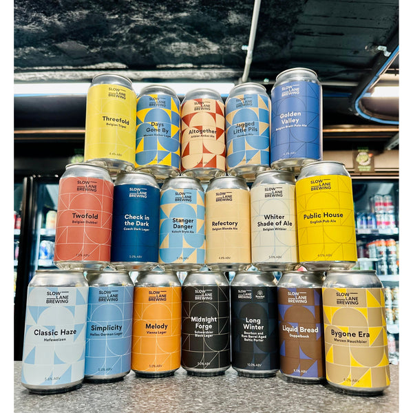 SLOW LANE BREWING EXPLORATION PACK- 18 DIFFERENT BEERS!