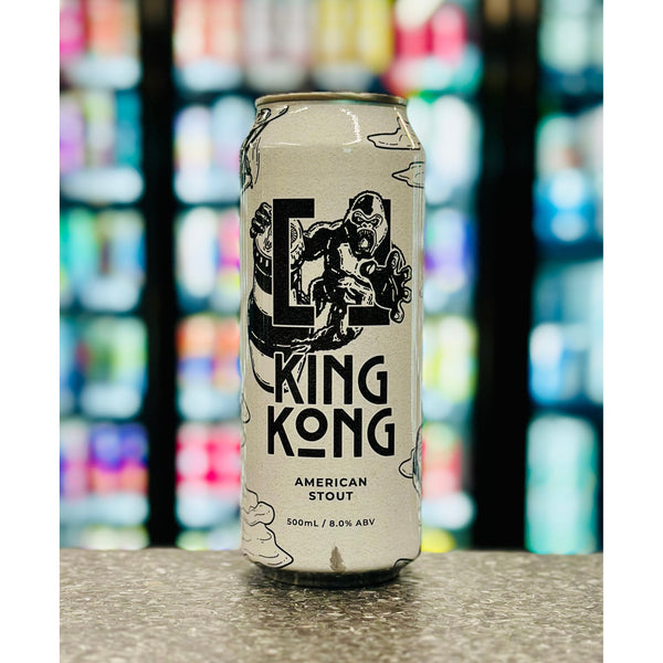 'MIX 6 OR MORE GET 20% OFF' WORKING TITLE BREWING KING KONG AMERICAN STOUT 8% ABV