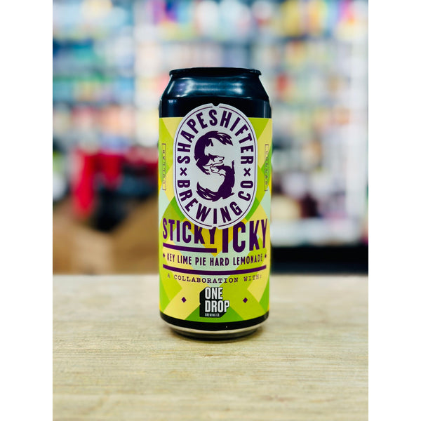 'MIX 6 OR MORE GET 20% OFF' -MANAGER'S PICK- SHAPESHIFTER BREWING X ONE DROP BREWING STICKY ICKY KEY LIME PIE HARD LEMONADE 8% ABV
