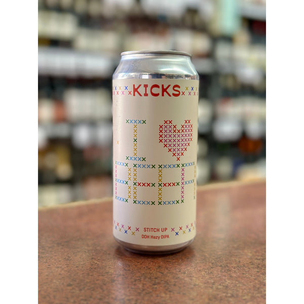 'MIX 6 OR MORE GET 20% OFF' KICKS BREWING STITCH UP DOUBLE DRY HOPPED HAZY DOUBLE IPA 8.1% ABV