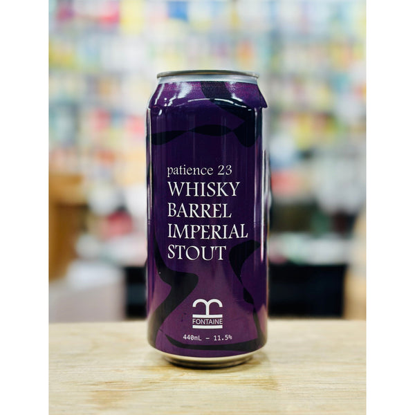 'MIX 6 OR MORE GET 20% OFF' BEER FONTAINE PATIENCE 2023 WHISKY BARREL IMPERIAL STOUT 11.5% ABV
