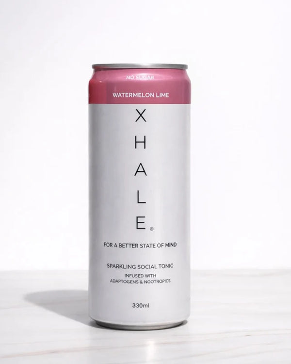HOPR BEVERAGE CO. XHALE WATERMELON LIME SPARKLING SOCIAL TONIC SINGLE
