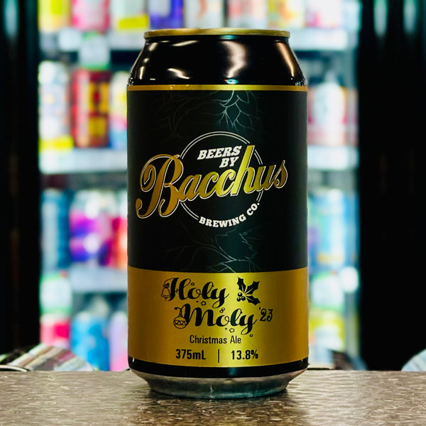 'MIX 6 OR MORE GET 20% OFF' BACCHUS BREWING HOLY MOLY 2023 XMAS ALE 13.8% ABV