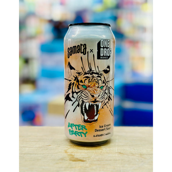 'MIX 6 OR MORE GET 20% OFF' ONE DROP BREWING X SAMATA BREWING AFTER PARTY ICE CREAM DESSERT SOUR 6.4% ABV