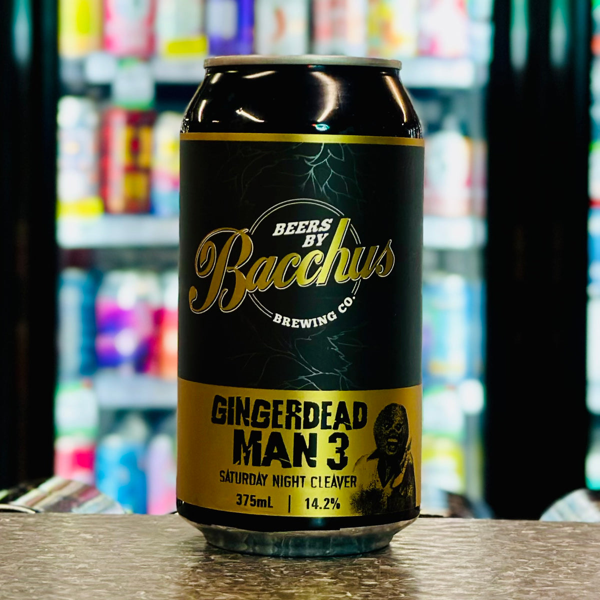 MIX 6 OR MORE GET 20% OFF' BACCHUS BREWING GINGERBREAD MAN 3 SATURDAY NIGHT CLEAVER 14.2% ABV