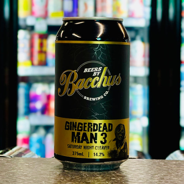 'MIX 6 OR MORE GET 20% OFF' BACCHUS BREWING GINGERBREAD MAN 3 SATURDAY NIGHT CLEAVER 14.2% ABV