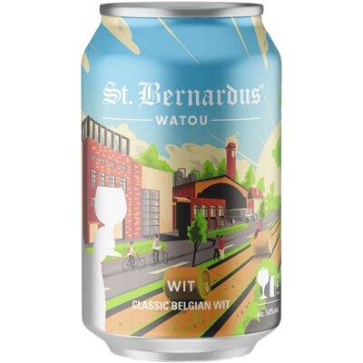 'MIX 6 OR MORE GET 20% OFF' ST. BERNARDUS WIT 5.5% ABV 330ML CAN