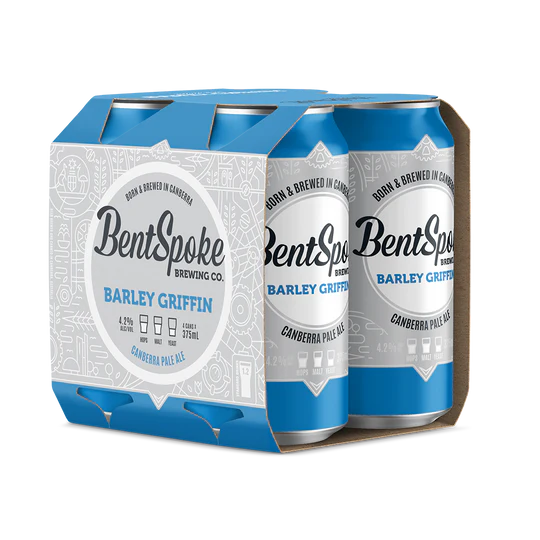 BENTSPOKE BREWING BARLEY GRIFFIN PALE ALE 4.2% ABV