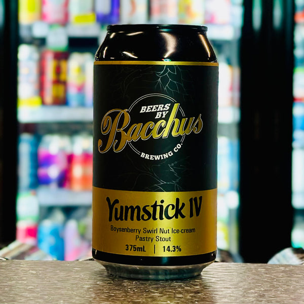 'MIX 6 OR MORE GET 20% OFF' BACCHUS BREWING YUMSTICK IV STOUT 14.3% ABV