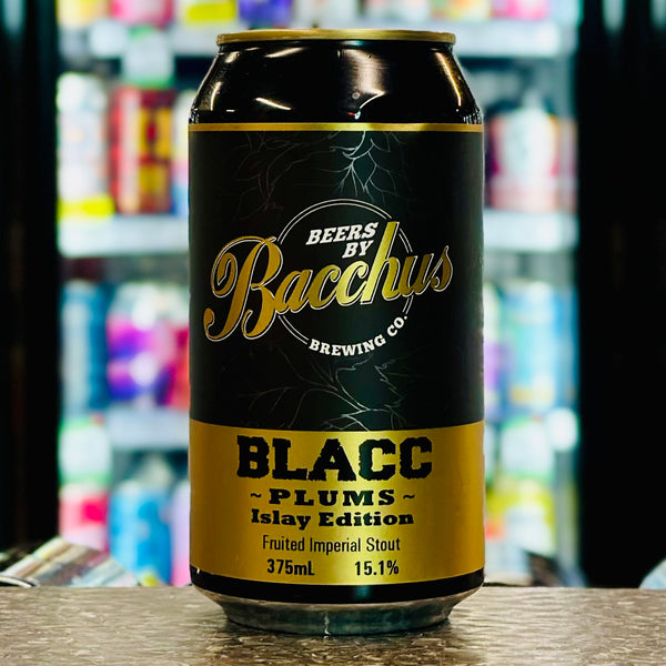 'MIX 6 OR MORE GET 20% OFF' BACCHUS BREWING BLACC PLUMS ISLAY EDITION 15.1% ABV
