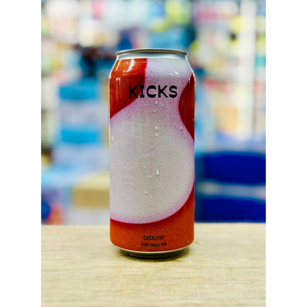 'MIX 6 OR MORE GET 20% OFF' KICK'S BREWING CATALYST DOUBLE DRY HOPPED HAZY IPA 6.3% ABV