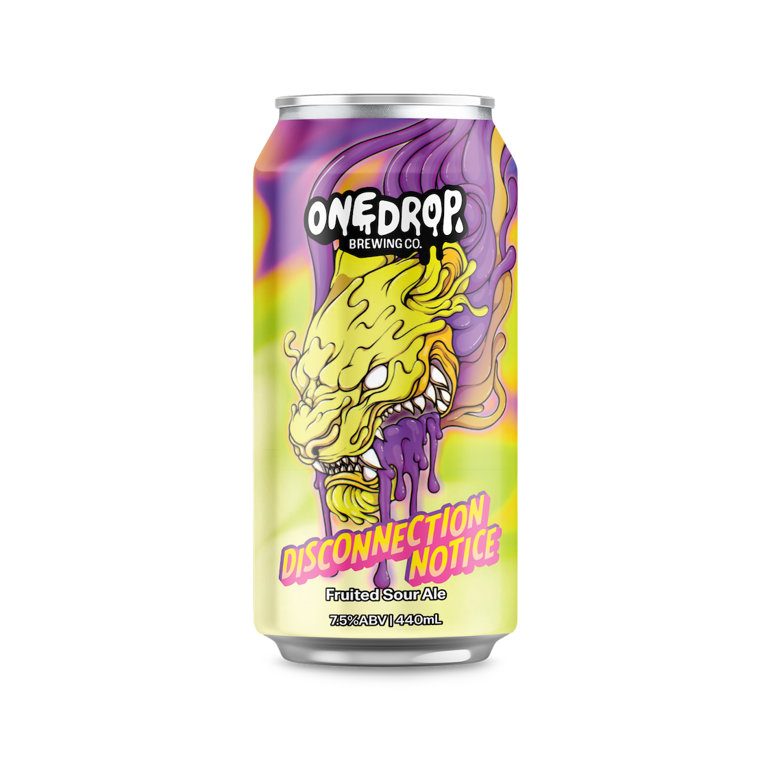 MIX 6 OR MORE GET 20% OFF' ONE DROP BREWING CO. DISCONNECTION NOTICE FRUITED SOUR 7.3% ABV