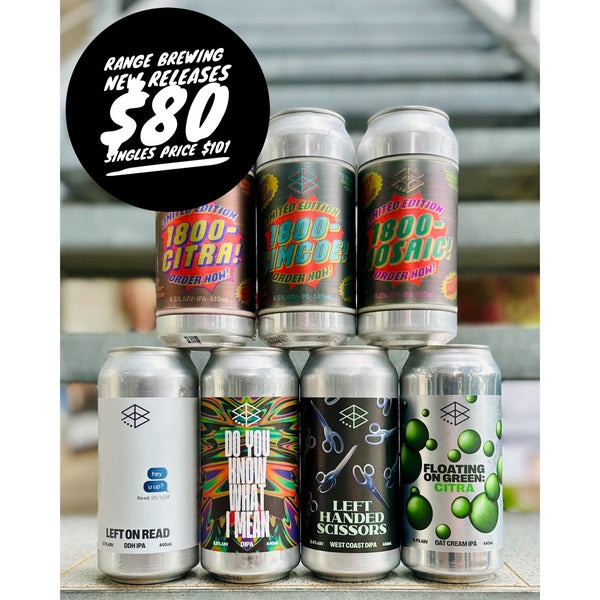 RANGE BREWING NEW RELEASES 0102/24