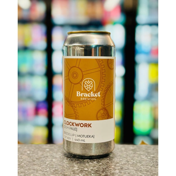'MIX 6 OR MORE GET 20% OFF' BRACKET BREWING CLOCKWORK DOUBLE DRY HOPPED PALE 5.2% ABV