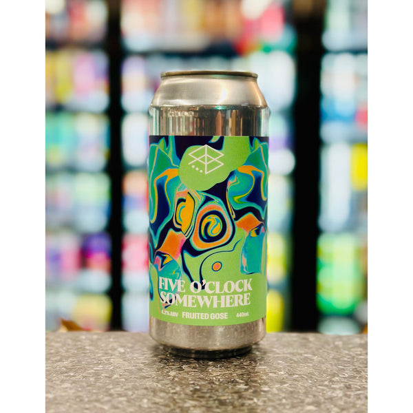 'MIX 6 OR MORE GET 20% OFF' RANGE BREWING FIVE O'CLOCK SOMEWHERE FRUITED GOSE 4.2% ABV