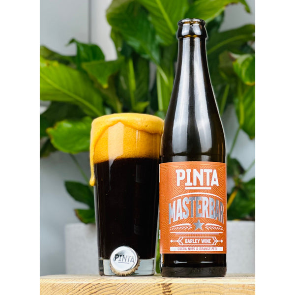 'MIX 6 OR MORE GET 20% OFF' PINTA BREWING MASTERBAR BARLEY WINE WITH CACOA NIBS & ORANGE PEEL 11% ABV