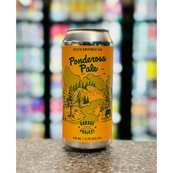 'MIX 6 OR MORE GET 20% OFF' GARAGE PROJECT PONEROSA PALE PACIFIC NORTHWEST AMERICAN PALE ALE 5.2% ABV