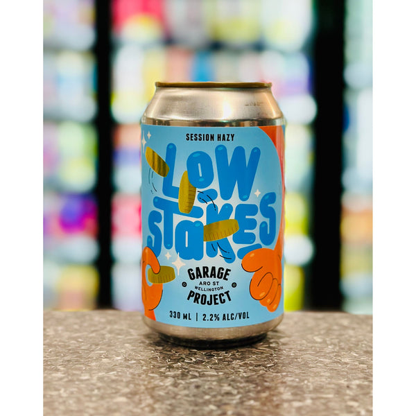 'MIX 6 OR MORE GET 20% OFF' GARAGE PROJECT LOW STAKES SESSION HAZY 2.2% ABV