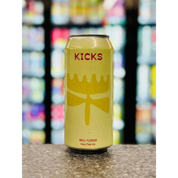 'MIX 6 OR MORE GET 20% OFF' KICKS BREWING WALL FLOWER HAZY PALE ALE 5.8% ABV
