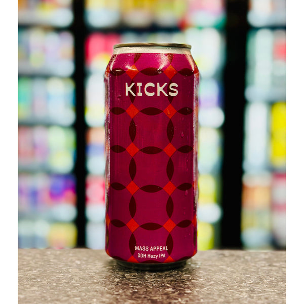'MIX 6 OR MORE GET 20% OFF' KICKS BREWING MASS APPEAL HAZY IPA 6.9% ABV