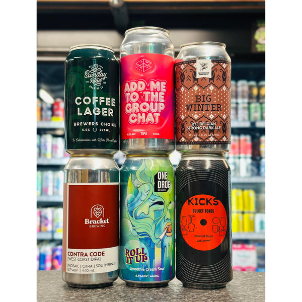 BEER BUNKER LIMITED RELEASE MIXED 6 PACK (MANAGER'S PICKS)