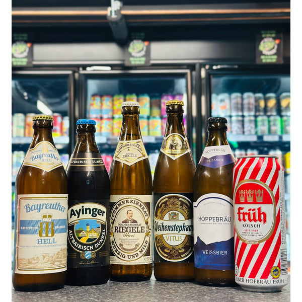 BEER BUNKER IMPORTED GERMAN BEERS 6 PACK